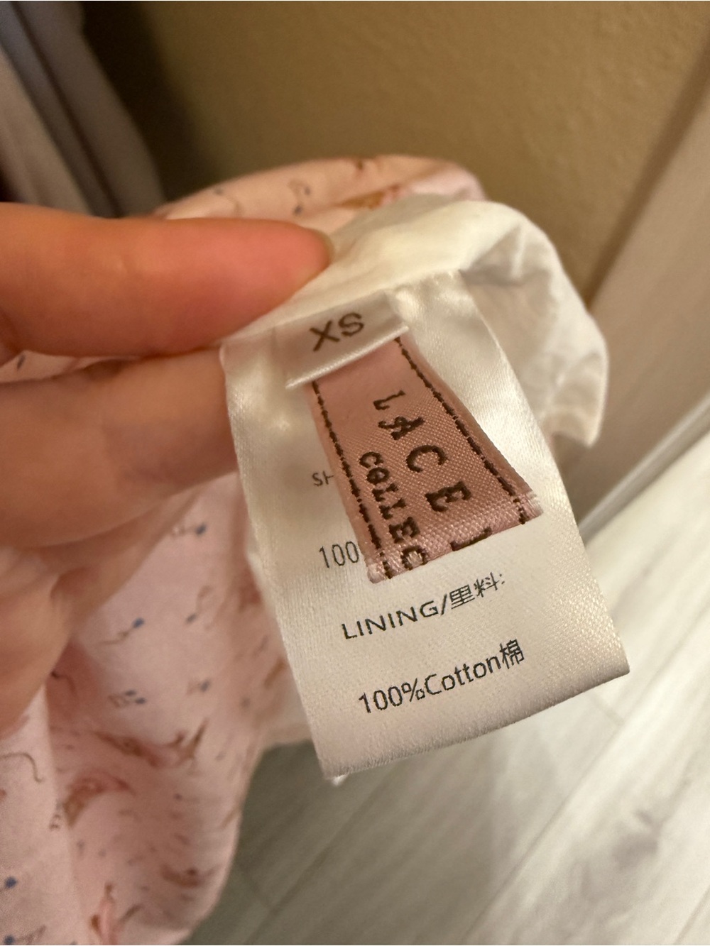 LaceMade Style Pink Balletcore Mini Dress Rare Mouse Print Coquette Princesscore - Picture 5 of 5